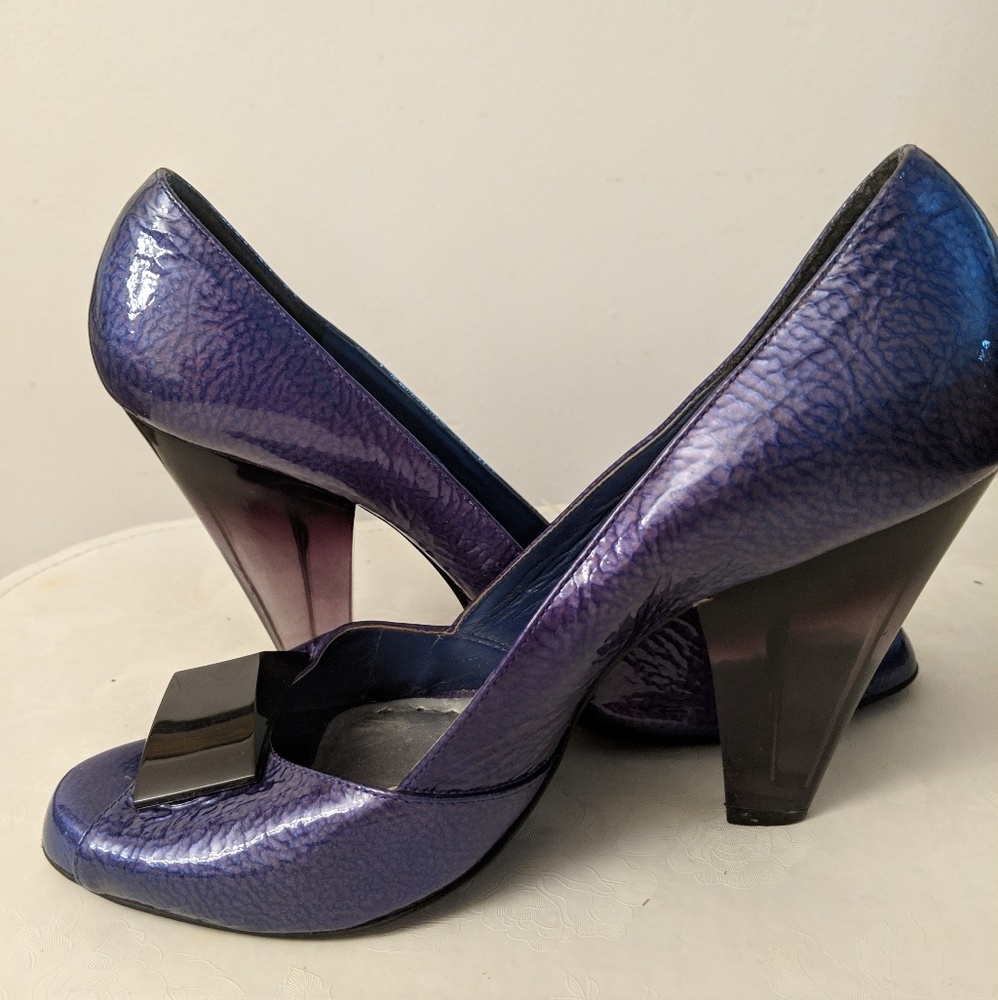 Dark Blue Heels BCBGirls - Chunky Heel